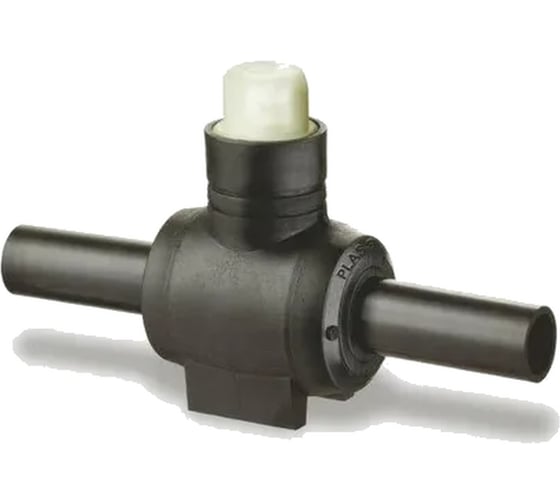 Кран шаровой СаМат Плюс 32 мм, ПЭ 100, SDR11, под муфты, 1 шт. 26348