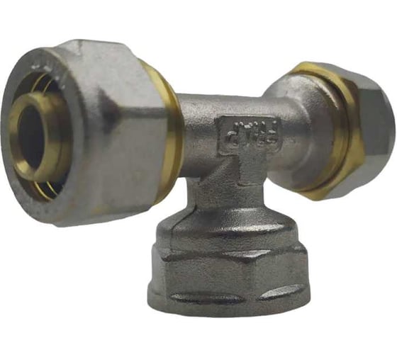 Тройник СаМат Плюс 2 цанги/гайка Т16х3/4Fх16 (1 шт) 436