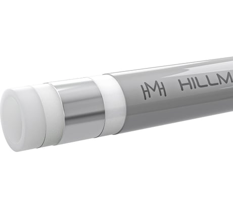 Труба металлополимерная HILLMAN Universal pipe stabil PE-Xa/Al/PE-RT 32x4,7 мм, серая (бухта 50 м) ST-PEXA-3247-050