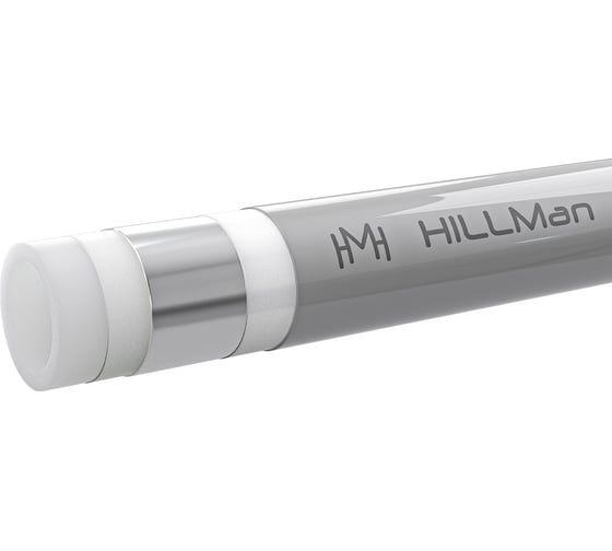 Труба металлополимерная серая HILLMAN Universal pipe stabil PE-Xa/Al/PE-RT 25x3,7 мм (бухта 50 м) ST-PEXA-2537
