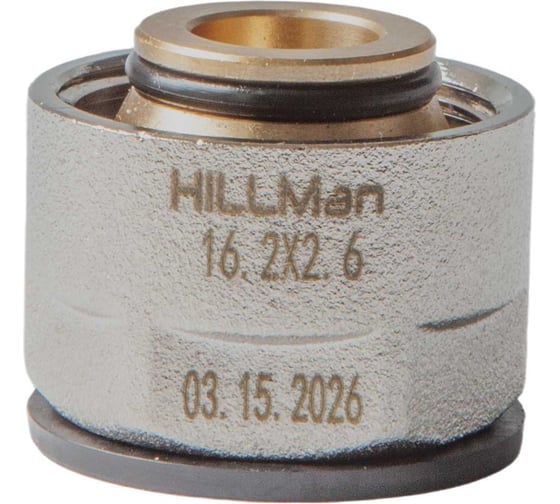 Соединение резьбозажимное HILLMAN под стандарт «евроконус» 16.2x2.6 мм, 3/4 дюйма HM-C-R162634EK