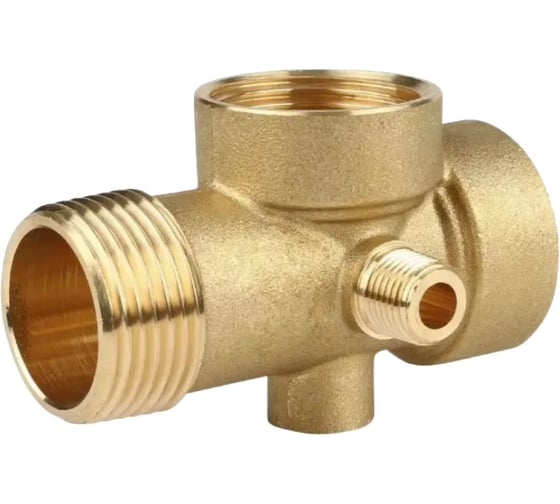 Штуцер пятерник для насосной станции Zegor 90 мм, 1Мx1Fx1Fx1/4Mx1/4F WT-090