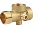 Штуцер пятерник для насосной станции Zegor 90 мм, 1Мx1Fx1Fx1/4Mx1/4F WT-090 1
