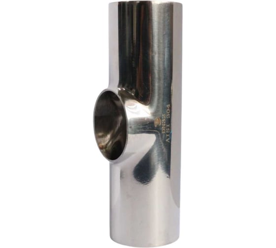Тройник приварной короткий нержавеющий NEWKEY DIN 11852, AISI304, DN32 (34x1.5 мм) NK-BWT32/4