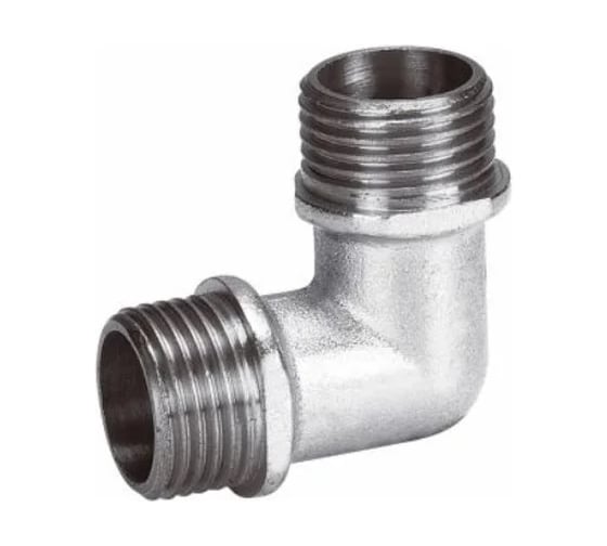 Угольник СаМат Плюс 1/2нар/нар латунный (1 шт) 2228