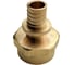 Муфта для PE-X/PE-RT труб РОС аксиальная латунь Дн 16х3/4 ВР (130-1610) R0345055 4