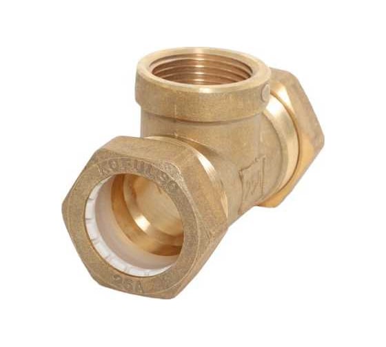 Тройник с внутренней резьбой переходной KOFULSO AQUAFLEX ТF 25_3/4_25 AF, труба-труба-труба ТF 25*3/4*25 AF