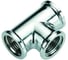 Тройник Tiemme 1/2 (хром полированный) 1570CZC 1520010 / 1570C040404CZ 1