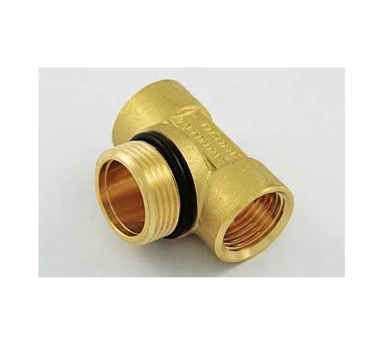 Тройник коллекторный концевой Tiemme 1х1/2х1/2 (хром) O-ring 1950026 / 1890K040406R