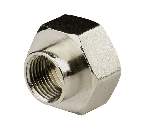 Муфта переходная ДМЗ DN15x25, 1/2ВР x 1ВР, латунь, никель, 3 шт. ДМЗ.002.15x25Н3