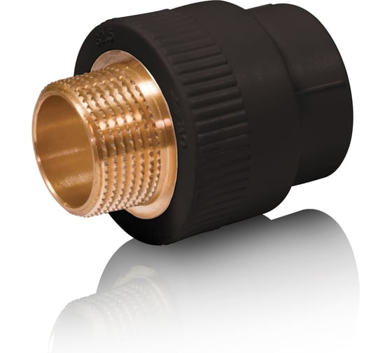 Муфта комбинированная Blue Ocean UV-pro Black НР 25x3/4 PPRF/EA-UV(Bk)-25x3/4" 1