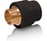 Муфта комбинированная Blue Ocean UV-pro Black НР 25x3/4 PPRF/EA-UV(Bk)-25x3/4" 1