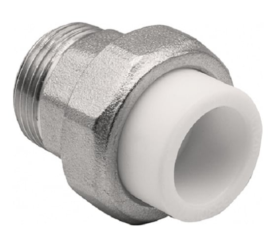 Американка GIBAX полипропилен, 20x3/4" НР, белая PPL13-02052