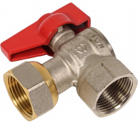 Шаровой кран MVI полнопроходной угловой, с накидной гайкой 3/4", внутренняя-внутренняя BV.532.05