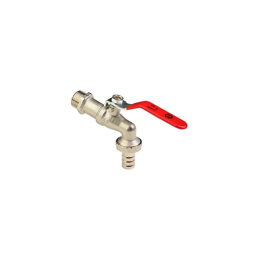 Шаровой кран MVI водоразборный 1/2\" наружная-штуцер BV.633.04 ...