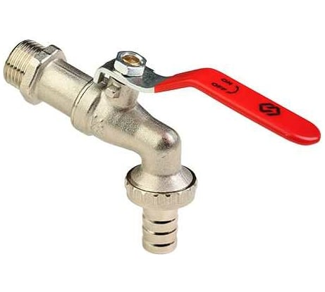 Шаровой кран MVI водоразборный 3/4" наружная-штуцер BV.633.05