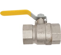Шаровой кран MVI газовый, полнопроходной 1 1/4" внутренняя-внутренняя, ручка рычаг BV.811.07