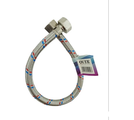 Гибкая подводка для воды OUTE 40 см, 1/2", гайка-гайка TP55-40