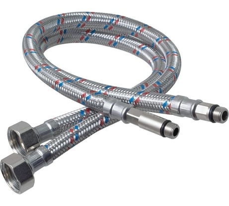 Гибкая подводка для смесителя OUTE пара, 1/2", М10, гайка-штуцер, 50 см TP57-50