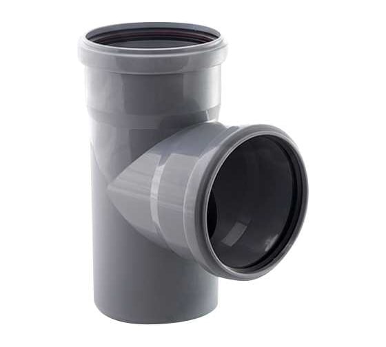 Тройник канализационный Millennium O110-110мм, 87, 18085, УТ000035059