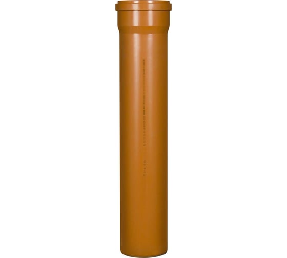 Труба канализационная наружная ПП FORA RU-FR SN4 110x3.4x1500, рыжая 018020103