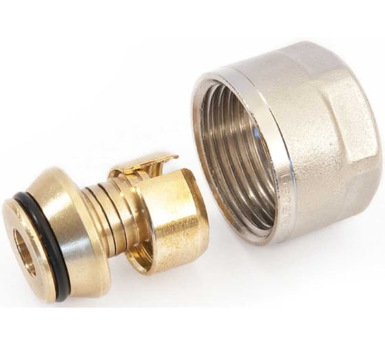 Адаптер для труб PE-X/AL/PE-X зажимной RIIFO Omni латунь, 16x2.0-3/4" ВР, Евроконус, 6 шт. 1100042668