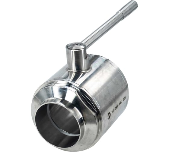 Кран шаровый приварной DIN11851 NEWKEY нержавеющий, AISI304, DN80 (85 мм), CF8, PN8 NK-BEDIN11851_80/4