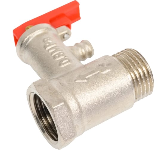Клапан предохранительный Zegor латунь 1/2“х1/2“ ВВ 6BAR QS-3073