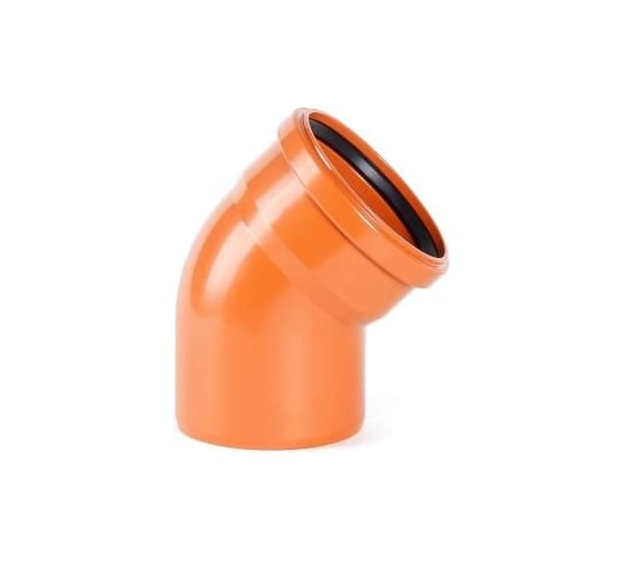 Отвод D110 - 45° рыжая СаМат Плюс SanT-0569