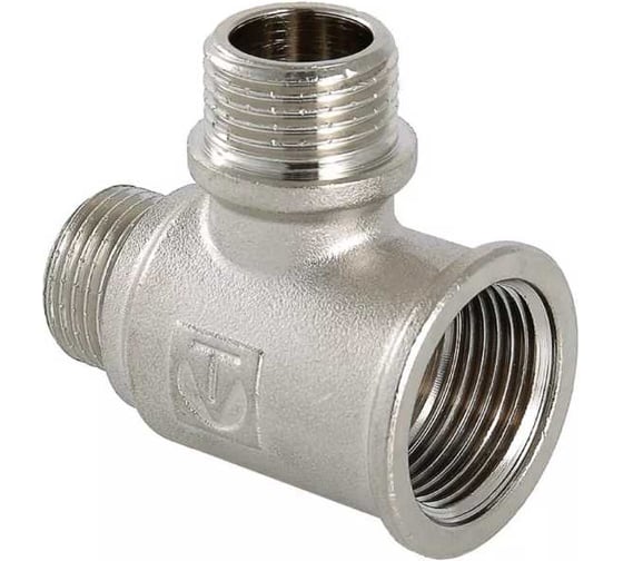 Тройник СаМат Плюс 3/4" ВР x 1/2" НР x 1/2" НР SanT-1709