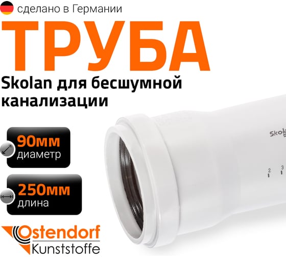 Труба Ostendorf SKEM 90x250 мм 334010