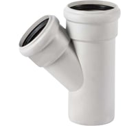 Тройник бесшумной канализации Ostendorf Skolan Safe 90х78 мм. 45 градусов, SKEA 334210