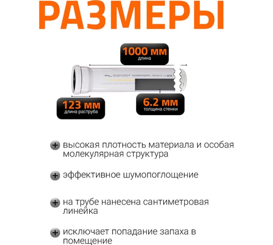 Труба Ostendorf SKEM 200x1000 мм 338040