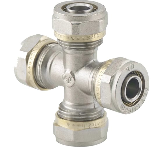 Крестовина СаМат Плюс 4 цанги 16x16x16x16, 1 шт. 5594