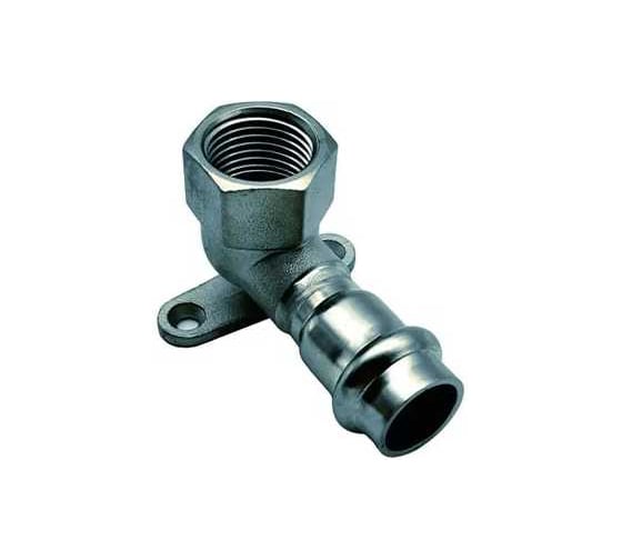 Уголок с креплением из нержавеющей стали VIEIR 22x1/2, гайка VPLC223 (Y)