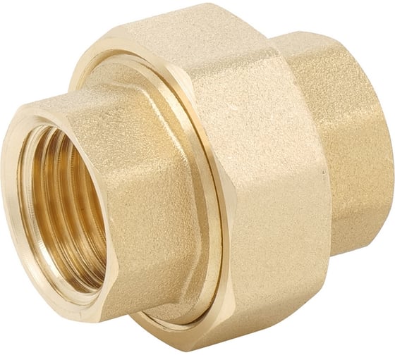 Американка прямая VIEIR 3/4 (5шт) внутренняя × 3/4 внутренняя резьба, латунная HJF44 (Y)