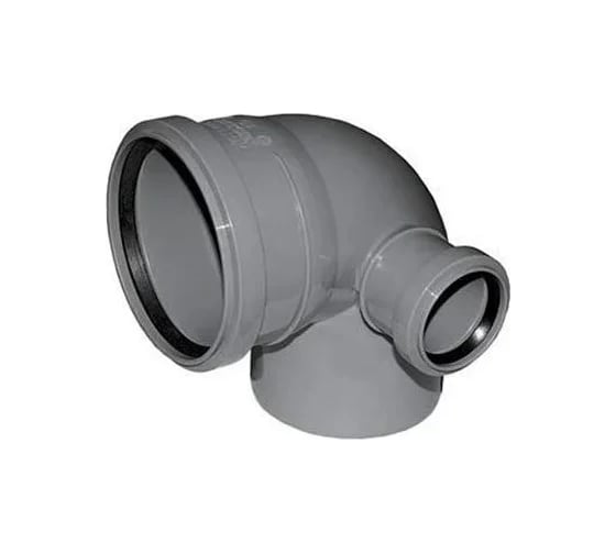 Отвод ПВХ VIEIR Ф110×50×90 (15шт) правый для бокового поворота под углом 5075 (Y)