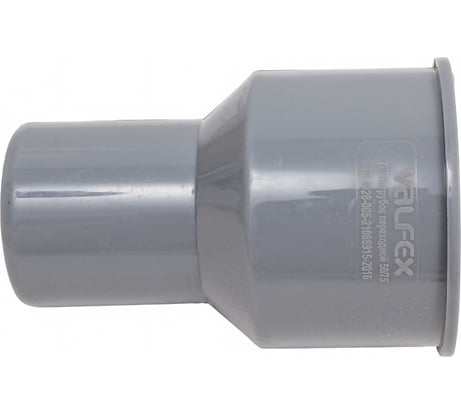 Переход с чугуна на пластик VALFEX 50x75, внутренняя канализация 23050075