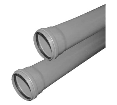 Труба VALFEX BASE ф110, с раструбом, L=0.75 м, внутренняя канализация, толщина стенки 2.7 201100075