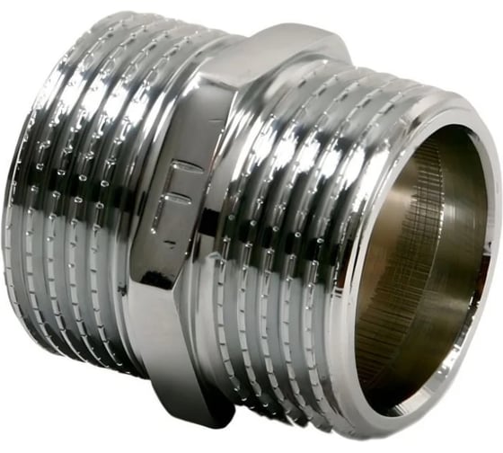 Ниппель VIEIR хромированный 1/2 × 1/2 (10шт) (наружная резьба) SHX33 (Y)