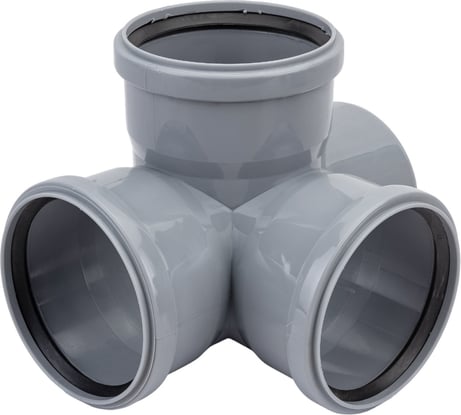 Двухплоскостная крестовина VALFEX 110/110/110, внутренняя канализация 28110110