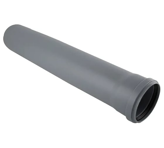 Труба VALFEX OPTIMA ф 50, с раструбом, L=0.5 м, внутренняя канализация, толщина стенки 1.5 220500050
