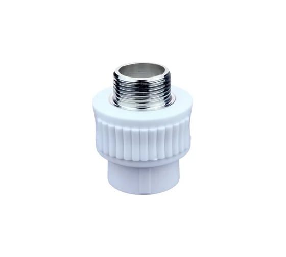 Муфта комбинированная полипропиленовая VIEIR 20x3/4, наружная резьба VER204SM (Y)