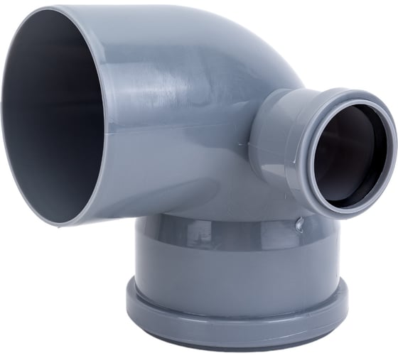 Универсальный отвод VALFEX 110/50x87.5, левый-правый, внутренняя канализация 23123150