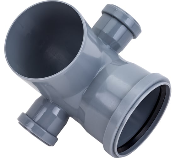Универсальный отвод VALFEX 110/50x87.5, левый-правый, внутренняя канализация 23123150