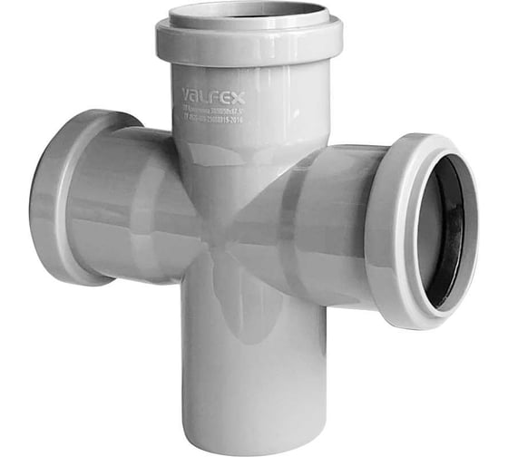 Крестовина VALFEX 110/110/110x87.5, внутренняя канализация 27211110