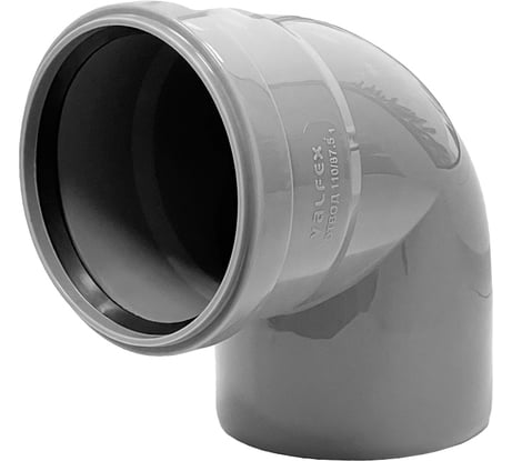 Отвод VALFEX 87.5 градусов, 110 мм, внутренняя канализация 20101110