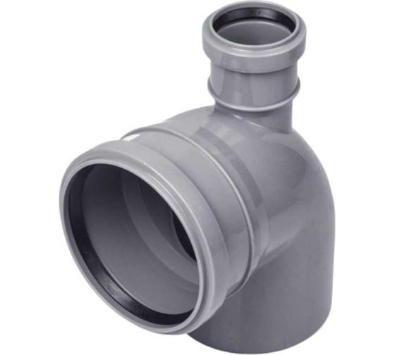 Универсальный отвод VALFEX 110/50x87.5, фронт-вверх, внутренняя канализация 23125150