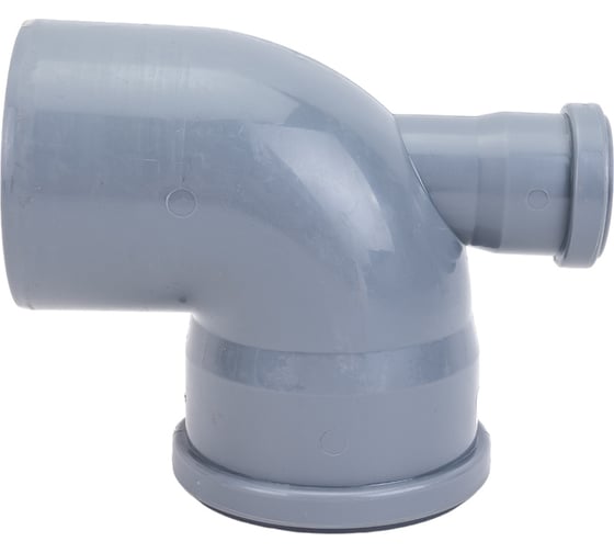 Универсальный отвод VALFEX 110/50x87.5, фронт-вверх, внутренняя канализация 23125150