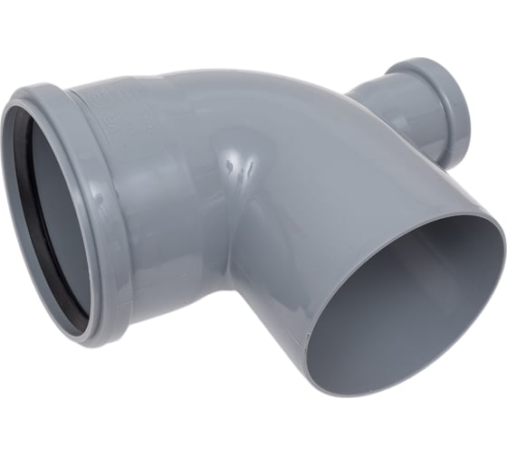 Универсальный отвод VALFEX 110/50x87.5, фронт-тыл, внутренняя канализация 23124150